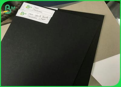China 250gsm - 3mm Both Side Smooth Black Paper Board For Large Cardboard Boxes for sale