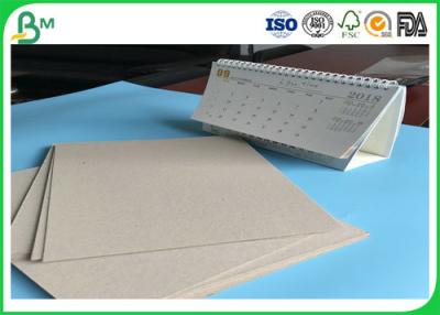 China High Density 600g - 1800g Laminated Grey Board / Two Sides Uncoted Straw Board Rolls For Office Calendar for sale