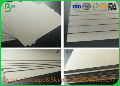 China Not Easily Deformed Eco - Friendly Grey Chip Board For Making Sketchpad for sale