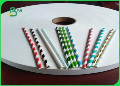 China FDA Certificated Drinking Straw Base Paper 28gsm White Kraft Paper for sale