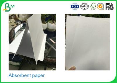 China 0.3mm - 2.0mm Thickness Uncoated Absorbent Cardboard Paper Rolls For Making Placemat for sale