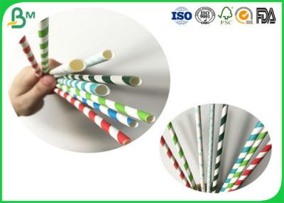 China Eco - Friendly And Compostable 24g 28g 30g 35g Drinking Straw Paper Rolls With White Color for sale
