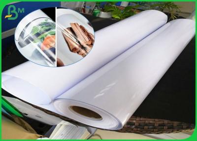 China Waterproof Cardboard Paper Roll , 150 gsm 190gsm High Glossy RC Photo Paper Roll With Matte Back For Pigment Ink for sale