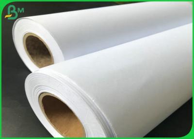 China 2 & 3 Inch Core 50GSM 80GSM Inkjet Plotter Paper Roll For Garment Drawing for sale