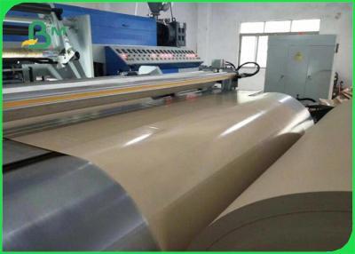 China Glattes PET lamellierte ungebleichtes Brown-Kraftpapier Nahrungsmittelverpackungskraftpapier zu verkaufen