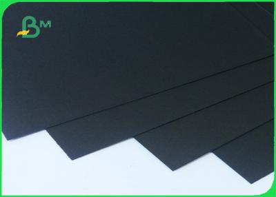 China Double Black Thickness Customized Black Board 100% Recycled Pulp For Packing In Sheet for sale