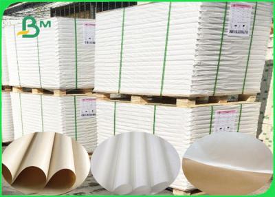 Chine Blanc non-toxique et papier de polythène de Brown avec la pâte de bois pure 50 | 1000mm à vendre