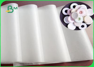 China 40GSM 50GSM C1S White Paper Rolls Greaseproof 1020MM For Packing Sugar for sale