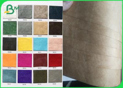 Китай Нежность покрасила бумагу прокатанную ПУ Тйвек ткани 1443Р 60