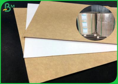 China Tablero de papel revestido de Kraft de la pulpa de la Virgen del FSC para el material de la fiambrera en venta