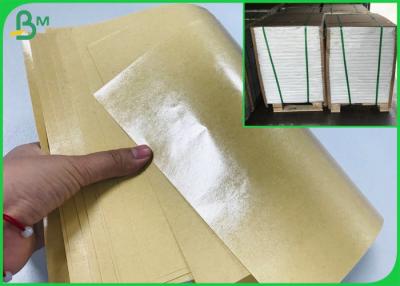 China PE Coating Kraft Paper Roll Packaging Craft Paper Board 200G 300G + 15G Poly Film for sale