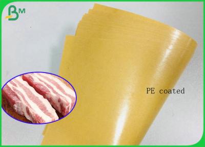 China 100% Safe Coating PE Meat Wrapping Paper Reel With 787mm 889mm for sale
