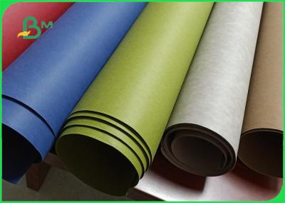 中国 ゼロ汚染繊維0.5mmは方法袋のための洗濯できるクラフト紙を着色しました 販売のため