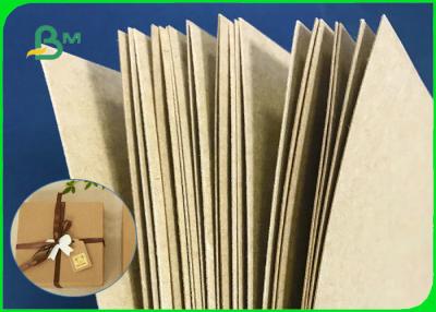 China 250gsm - 350gsm Brown Virgin Kraft Paper For Making Packages for sale
