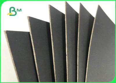 China 1.5MM 2MM 70 * 100cm Black Paper With Grey Back For Boxes Packing for sale