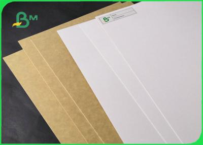 China 250gsm White Clay Coated Kraft Back Paper For Food Wrapping 790 * 1090mm for sale