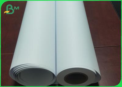 China 80G High White CAD Plotter Paper Roll 610MM 914 MM FSC Approved for sale