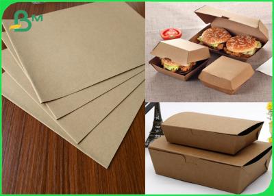 China Biodegradable Takeaway Food Packaging Container Kraft Board 300gsm for sale