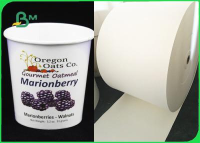 China Biodegradable White PLA / PE Coated Paper For Ice Cream Cups Eco - Friendly for sale