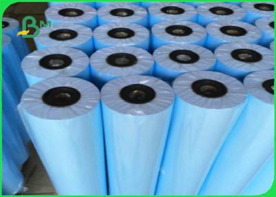 China 20LB Blue Tinted Bond Paper For Plotter Printers A0 A1 Clear Image Sharpness for sale