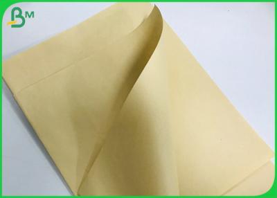 China O papel Unbleached de bambu do forro do material 70gsm 80gsm Kraft da polpa para o envelope ensaca à venda