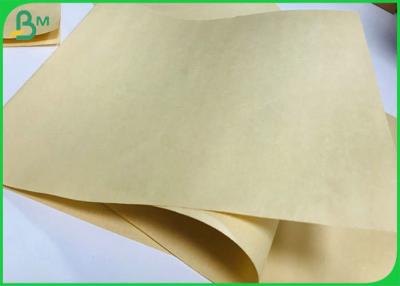 China Papel de empaquetado de bambú biodegradable del papel de pulpa 70g 90g Brown para la envoltura de comida en venta