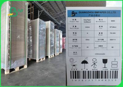 Chine carton de papier gris 2mm solide de 1.6mm pour faire à revêtement de meubles la rigidité forte à vendre