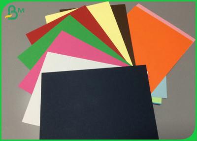 China Uncoated Recycled Material Colored Bristol Paper 220gsm 230gsm With 787mm 889mm Size for sale