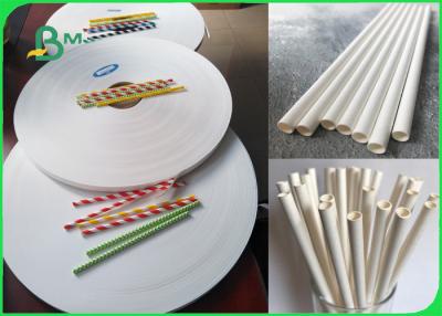 China 60g 120g Solid White Straw Paper Rolls For Cake Pop Stick 620mm for sale