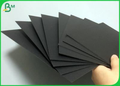 China 80gsm to 500gsm Black Cardboard Size Customized For Gift Box Making for sale