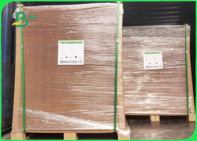 Κίνα Ντυμένο PE καφετί χρώμα πινάκων της Kraft αδιάβροχο 270gsm + 18g για το εμπορευματοκιβώτιο τροφίμων προς πώληση