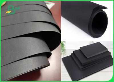 China Size Custom 150gsm Solid Black Kraft Paper For Packaging And Wrapping for sale