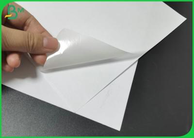 China Inkjet Printing Semi Glossy 80 Gsm Self - Adhesive Paper For Making Product Label for sale