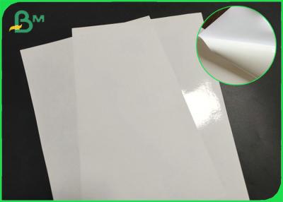 China Water Proof Good Stiffness Semi Gloss Paper Rolls For Making Degradable Sticker Labels for sale