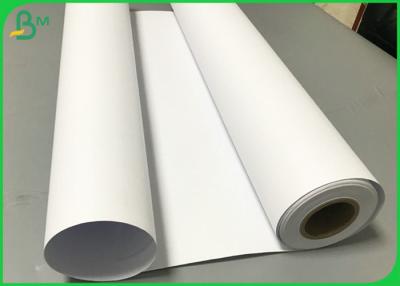 China 24 Inch * 150 Feet Cad Engineer Plotter 20LB White uncoated bond Paper Roll for sale