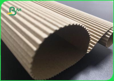 China 140gsm 170gsm Single Face E Flute Corrugated Board For Coffee Sleeves for sale