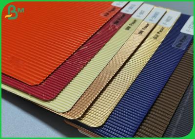 China Single Faced Wave Flute Colour Corrugated Paper Cardboard Sheet For Gift Carton for sale