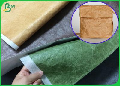 中国 より柔らかいPUはハンド・バッグの作成のTyvekの文書150cmの幅に塗った 販売のため