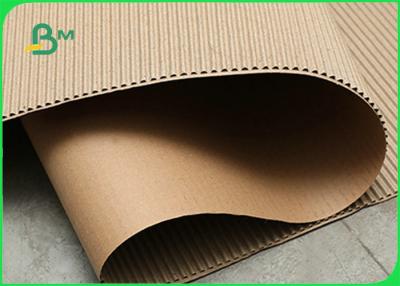 China Single Face Corrugated Cardboard For DIY Crafts 110gsm + 120gsm Flat Surface for sale