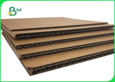 China 3 Layer Hard Corrugated Cardboard Sheets 1100mm x 1600mm B flute 3mm Thick for sale