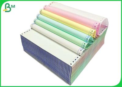 China White Blue 55gsm Blank Carbonless Paper Rolls Or Sheets  For Receipt Printing for sale