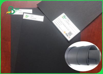 China 300g 350g 400g Double side black color Black paperboard For Box Packing for sale