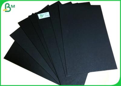 China Double Sides Black Book Binding Board / 200G 300G Recycled Black Cardboard for sale