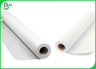 China Smoothness Surface CAD Plotter Paper , 3 Inch Core 80gsm Plotter Roll Paper for sale