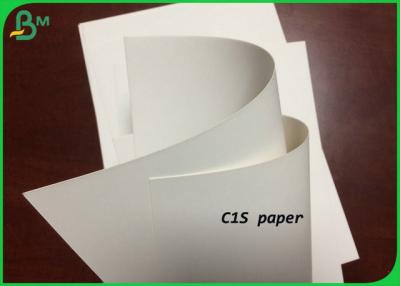 China 80gsm 130gsm Coated  Silk C1S Paper For Making Advertising Brochure Or Birthday Card for sale