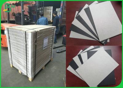 China High Thickness 2.0mm 2.5mm 3mm Laminated Black Lined GreyBoard For CD and DVD Boxes for sale