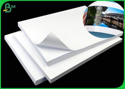 China 1 Side Glossy 135gram 140gram A3 A4 Sheet RC Sticker Paper For Photo Printing for sale