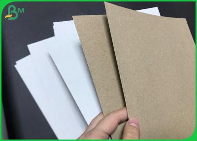 China Recyclable 140gsm 170gsm White Clay Coated Kraft Back Board For Paper Cup Holder for sale