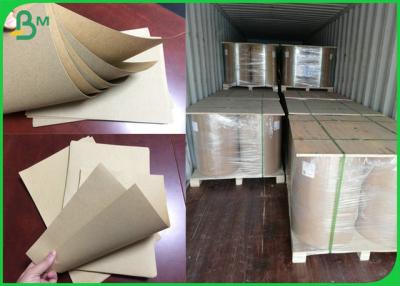China 790mm Width 300gsm 350gsm Core 76mm Brown Color Kraft Paper Roll For Paper Bag for sale