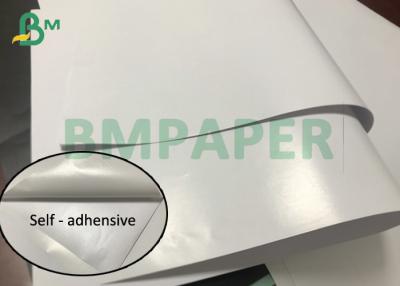 China Jumbo Rolls 80gsm Mirror Gloss Coated Self - Adhesive Sticker Paper for price labels for sale